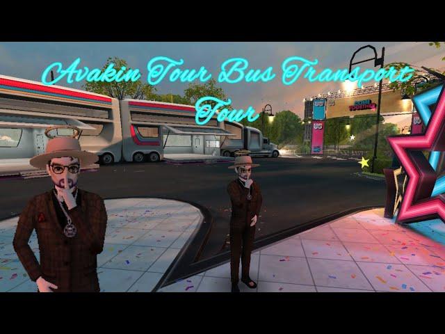 Avakin Tour Bus Transport Tour in Avakin life