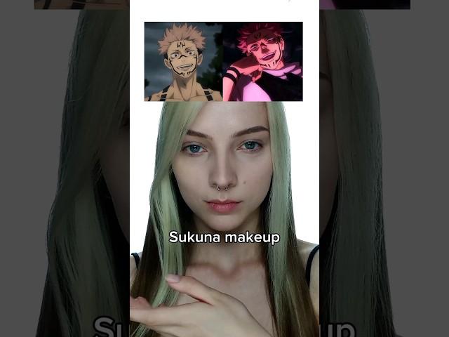 Sukuna makeup #makeuptutorial #sukunacosplay #jujutsukaisen #sukunajujutsukaisen #cosplaymakeup