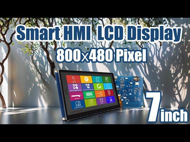 7 inch HMI Intelligent Smart UART SPI Touch 800x480 TFT LCD Display