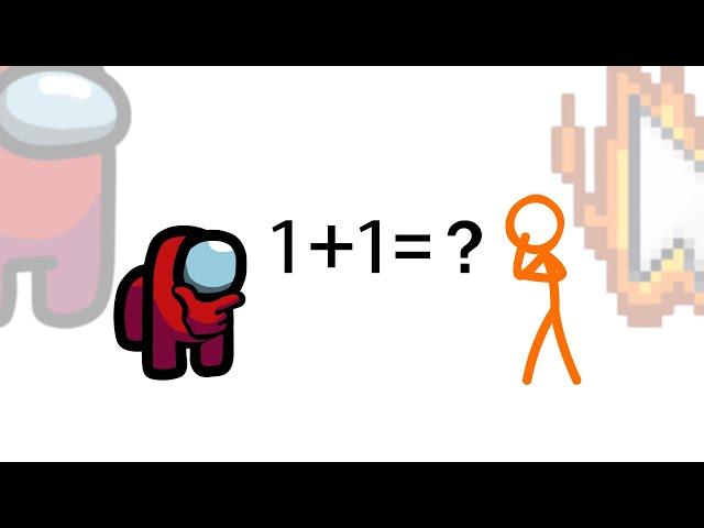 Mini Crewmate Kills Animation vs. Math Characters | Among Us