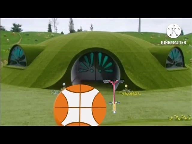 Everyone enters the teletubbies house add round 3 for sandis bergvalds