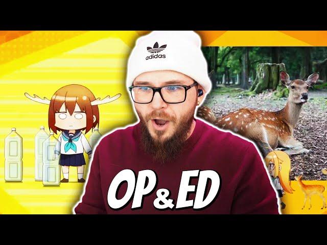 Shikanoko Nokonoko Koshitantan | My Deer Friend Nokotan OP and ED Reaction 日本語字幕付き |「しかのこのこのここしたんたん」