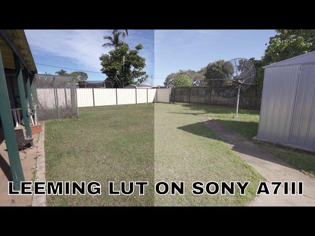 HLG3 Corrective Leeming Luts on a Sony A7iii