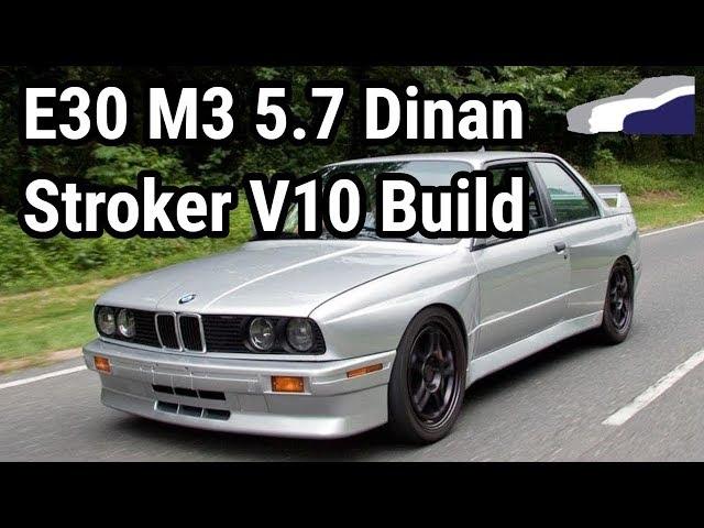 BMW E30 M3 with 5.7 Dinan Stroker V10 Build