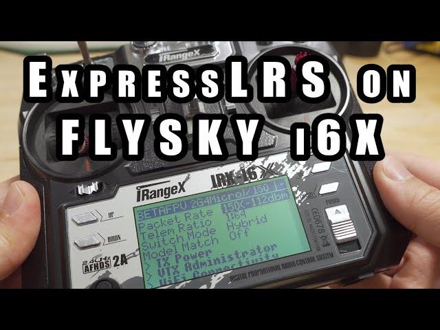 ExpressLRS  Flysky i6X  OpenTX = 