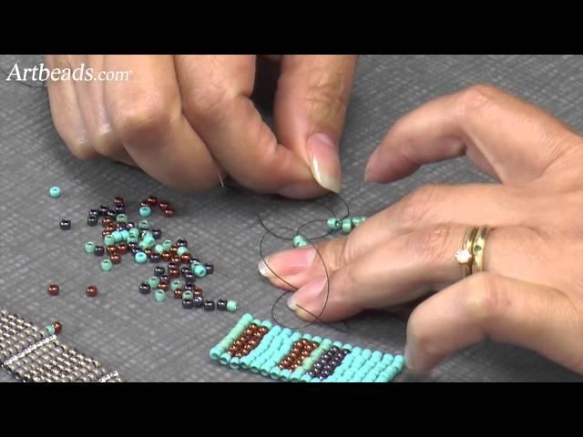 Artbeads Quick Tutorial - The Square Stitch with Cynthia Kimura