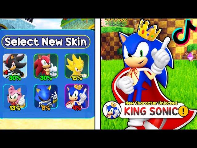 This TIKTOK *SECRET CODE* Gives NEW SKIN in Sonic Speed Simulator!