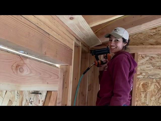 Building our Feed & Tack Room Barn