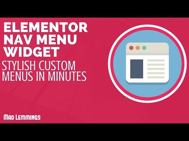 Elementor Nav Menu - A Simple Way To Make Menus