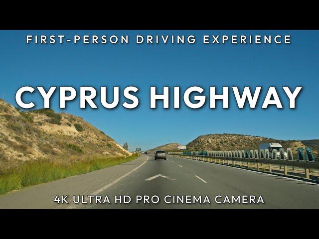 Cyprus Highway 4K - Scenic Drive From Limassol To Nikosia