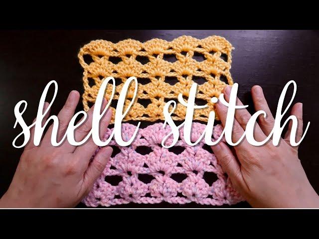 How to Crochet a Shell Stitch Pattern - Tutorial