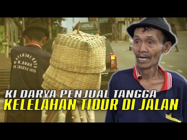 BELUM MAKAN SEJAK PAGI - KI DARYA DAGANGANNYA SULIT DITAWAR - TAK LAKU SERING TIDUR DI JALAN