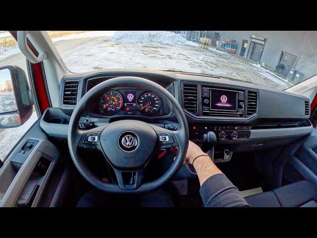 2024 Volkswagen Crafter [2.0 TDI 177HP] |0-100| POV Test Drive #1971 Joe Black