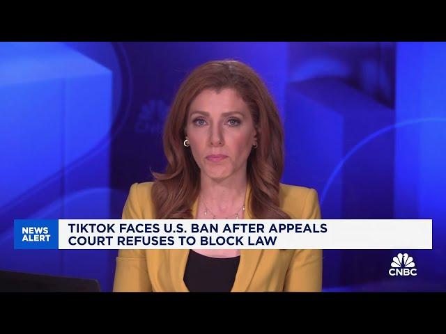 TikTok faces U.S. ban after appeals court refuses to block law