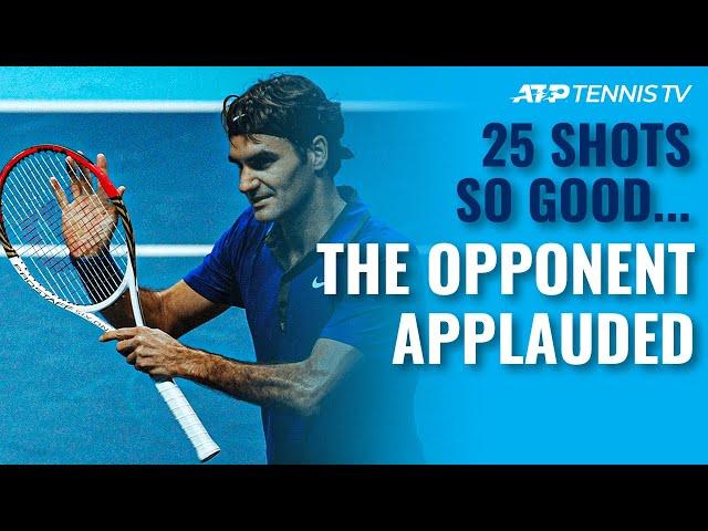 25 Tennis Shots SO GOOD the Opponent Had to Applaud 