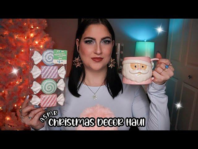 ASMR At Home Christmas Decor Haul 