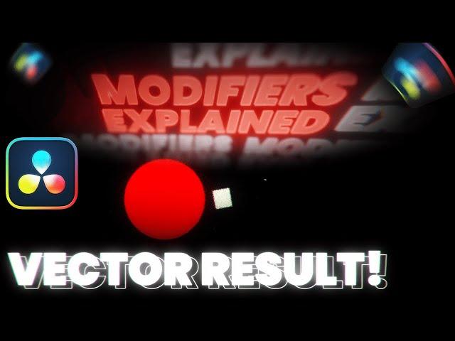 Vector Result Modifier in Fusion Explained | Davinci Resolve | Fusion Studios.