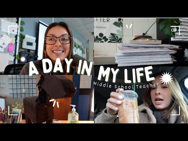 DAY IN THE LIFE OF A MIDDLE SCHOOL TEACHER | HEALTHY HABITS | ROUTINE | CHAOS