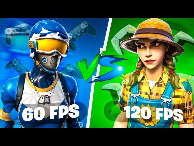 I Hosted A 60FPS vs 120FPS Console 1v1 Tournament for $100...