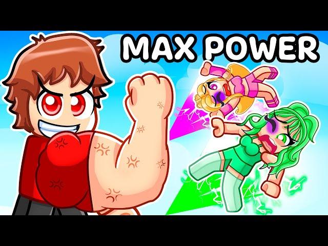 Unlocking MAX POWER in PUSHING SIMULATOR With MY CRAZY FAN GIRLS