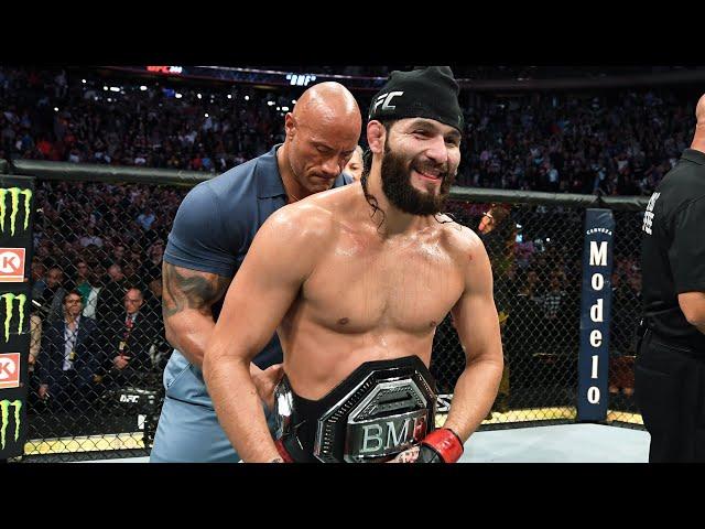 Crowning Moment: Jorge Masvidal Wins BMF Belt After Run-In With Diaz 