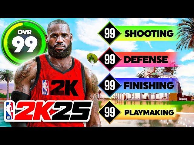 THIS BUILD NEEDS TO BE PATCHED - NBA 2K25 DEMI-GOD Build (LeBron James)