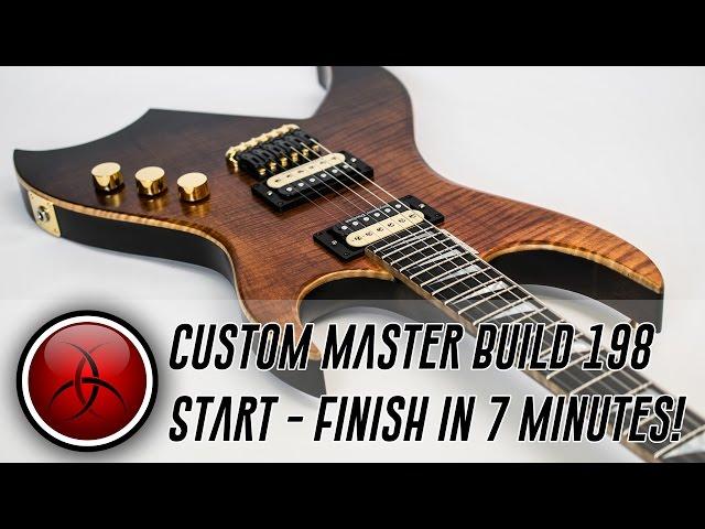 A Custom Guitar is Born - Photo Montage from Start to Finish