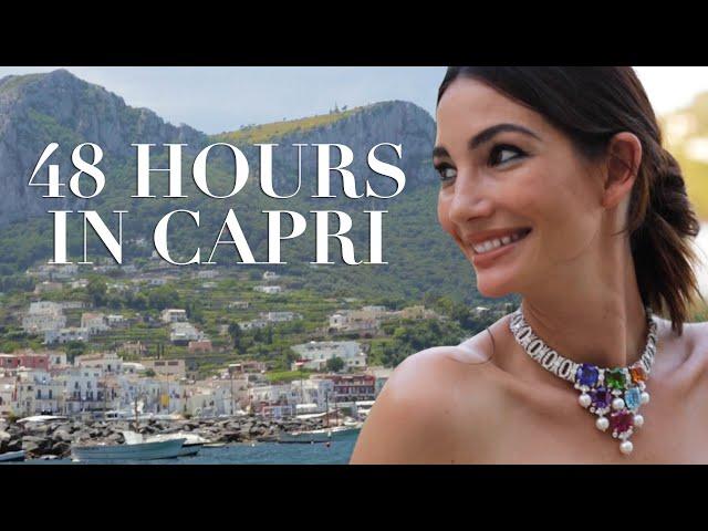 Wearing a Million Dollar Necklace! | In Capri with Bvlgari | Lily Aldridge