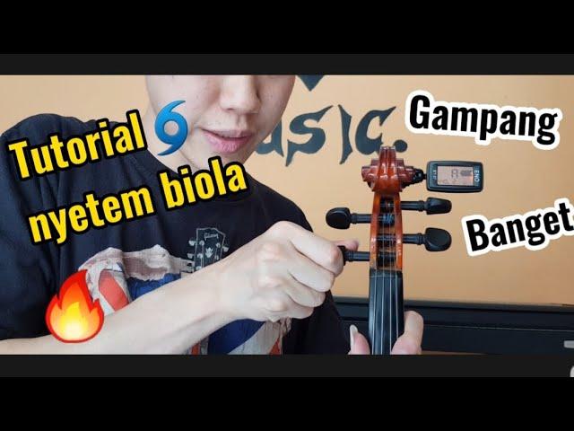 Tutorial Nyetem Biola DIJAMIN BISA SENDIRI! | Clip Tuner Eno