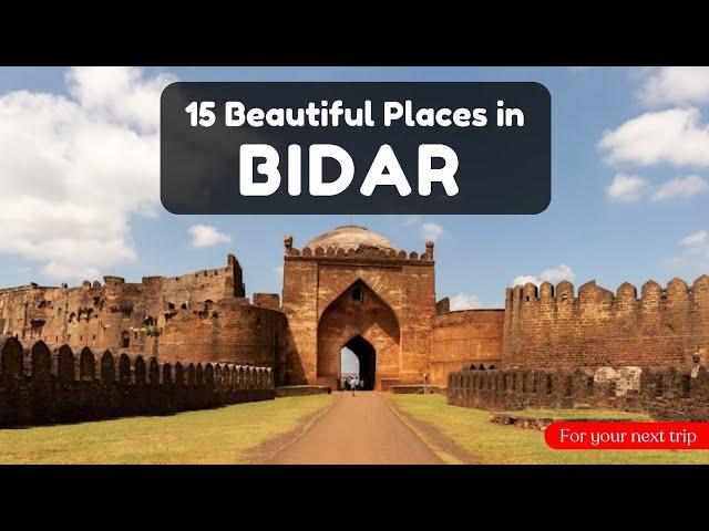 Bidar tourist places | Top 15 places to visit in Bidar | Bidar famous places | Karnataka tourism |