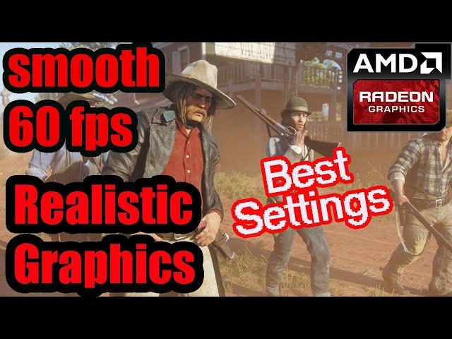 Red Dead Redemption 2 best Settings for Rx 570|60 FPS|Great Graphics