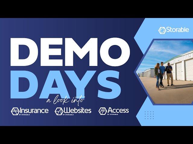 Demo Days - A Look Into The Storable Product Suite