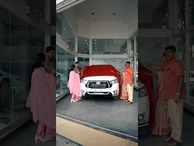 Taking delivery of Toyota Innova Crysta | DV | Bangalore