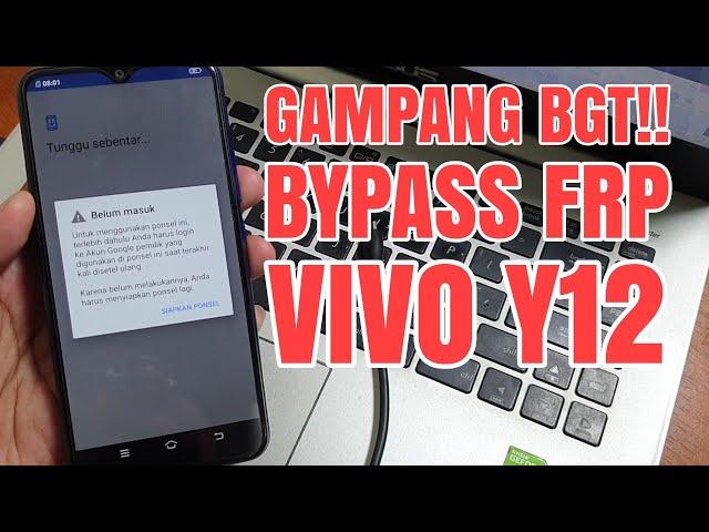 Sepele!! Bypass Frp Google Account Vivo Y12 (1904) Tanpa Komputer, Main Jari aja