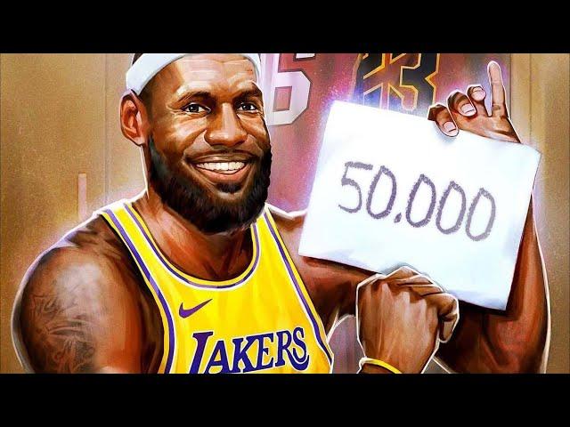 LeBron James 50K Career Points vs Pelicans!