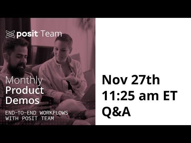 Workflow Demo Live Q&A - November 27th!