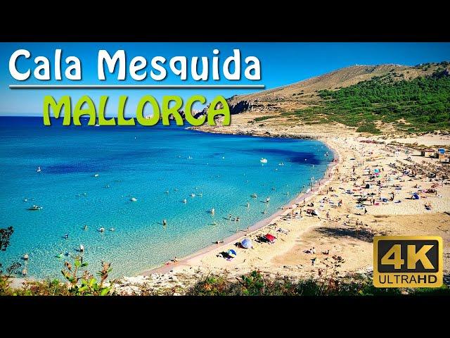 Mallorca TOP beach Cala Mesquida | beach for nudists | Walking | ASMR | beach for families | ASMR