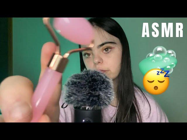 ASMR te desmaquillo antes de dormir // roleplay en español