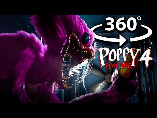 360° KISSY Saves YOU in VR! Poppy Playtime Chapter 4 FINAL ENDING