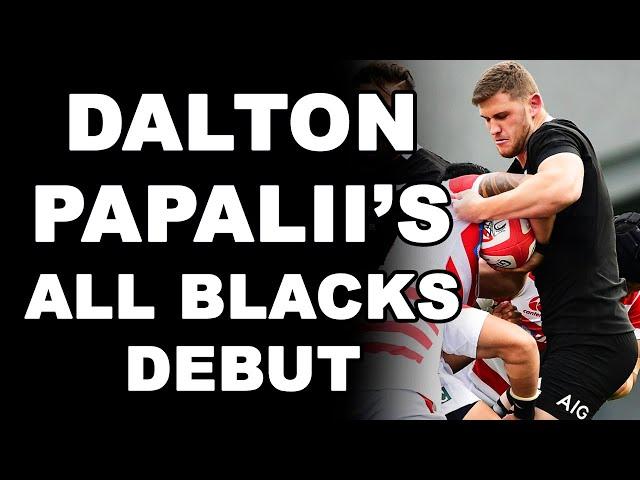 Dalton Papalii's All Blacks Debut