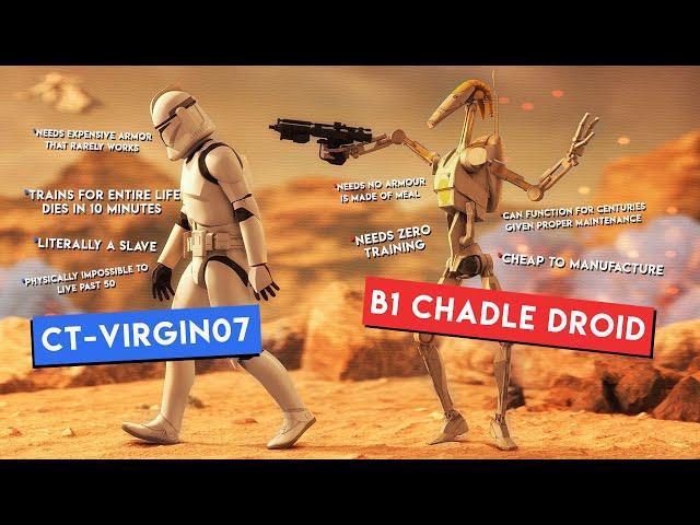 Why the Chadly B1 Battle Droids were Actually Extremely UNDERRATED