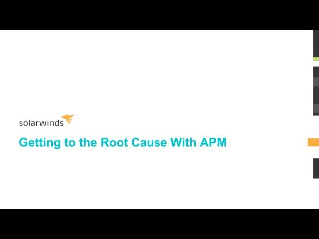 Getting to the Root Cause With APM: Who Says Powerful Can’t Be Simple?