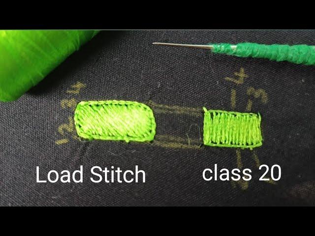 Class 20 : Maggam work// Aari work class 20//How to stitch load work on maggam work