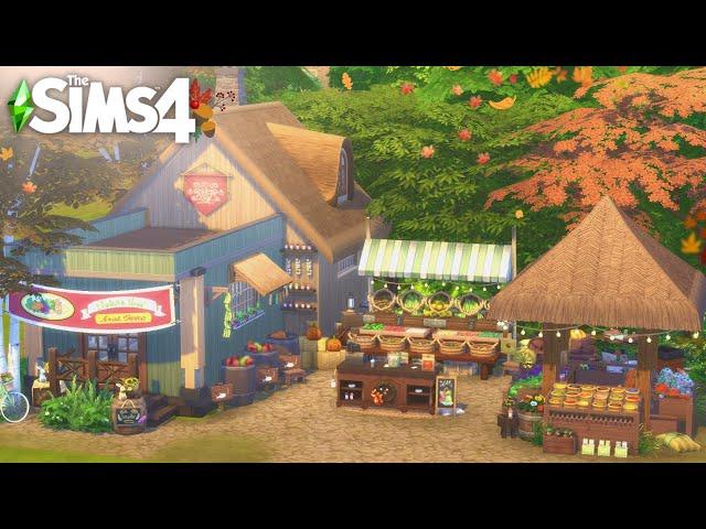 BOBA FARMERS MARKET! |The Sims 4 | Speed Build