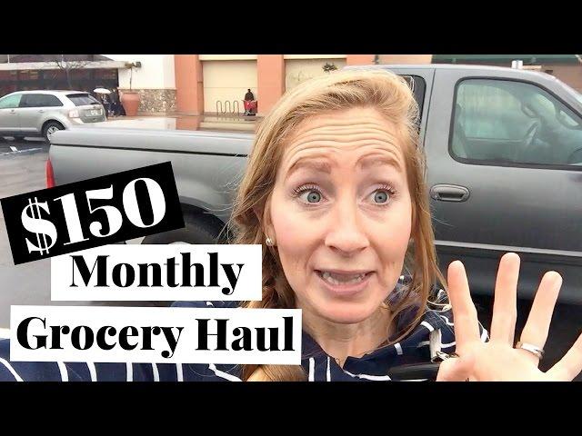 $150 Monthly Grocery Haul on a Budget | Target Haul & Costco Haul