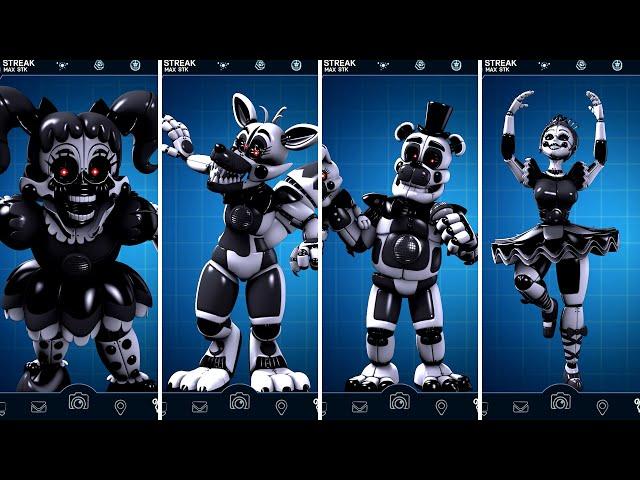 FNAF AR Stylized 4th Closet Sister Location Animatronics Workshop Animations