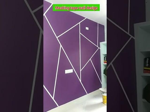 masking tape wall design#shorts #viral #nagercoil #cool boys painting 7639703458