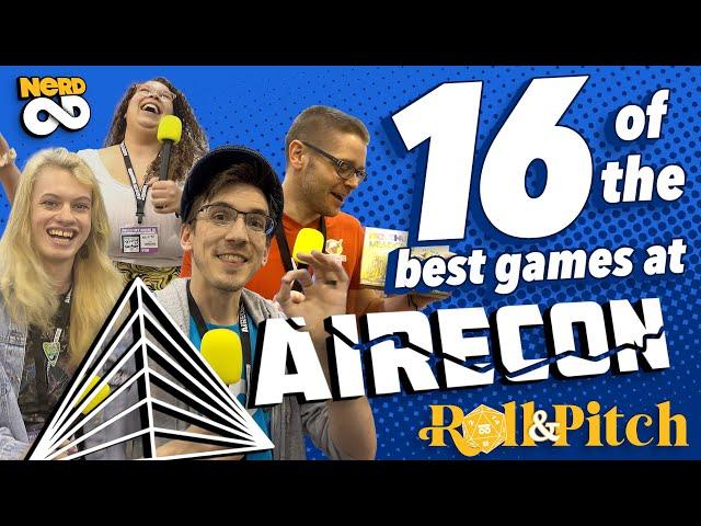 16 of the best games at AIRECON | Roll & Pitch from Nerd OD