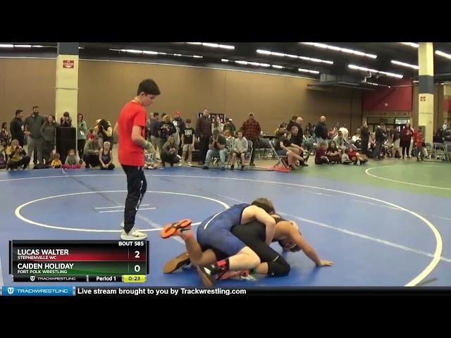 98 Lbs Cons. Semi - Lucas Walter, Stephenville WC Vs Caiden Holiday, Fort Polk Wrestling 6cac