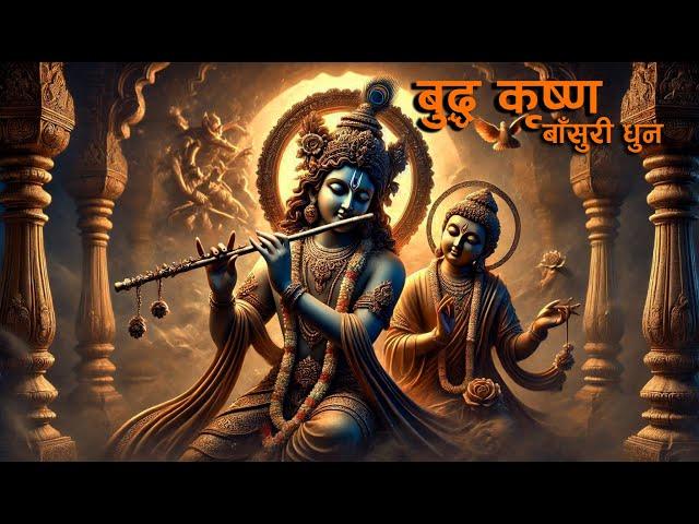 Budhdha Krishna Flute Dhun  (बुद्ध कृष्ण बाँसुरी सुमधुर धुन ) Relaxing Stress Relief Music